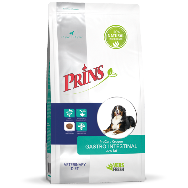 Prins Dieet ProCare Gastro-Intestinal - Hondenvoer veterinair - 10 Kilogram - zalm