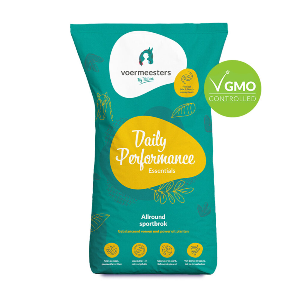 Voermeesters Daily Performance - Paardenvoer - 20 Kilogram - Zak