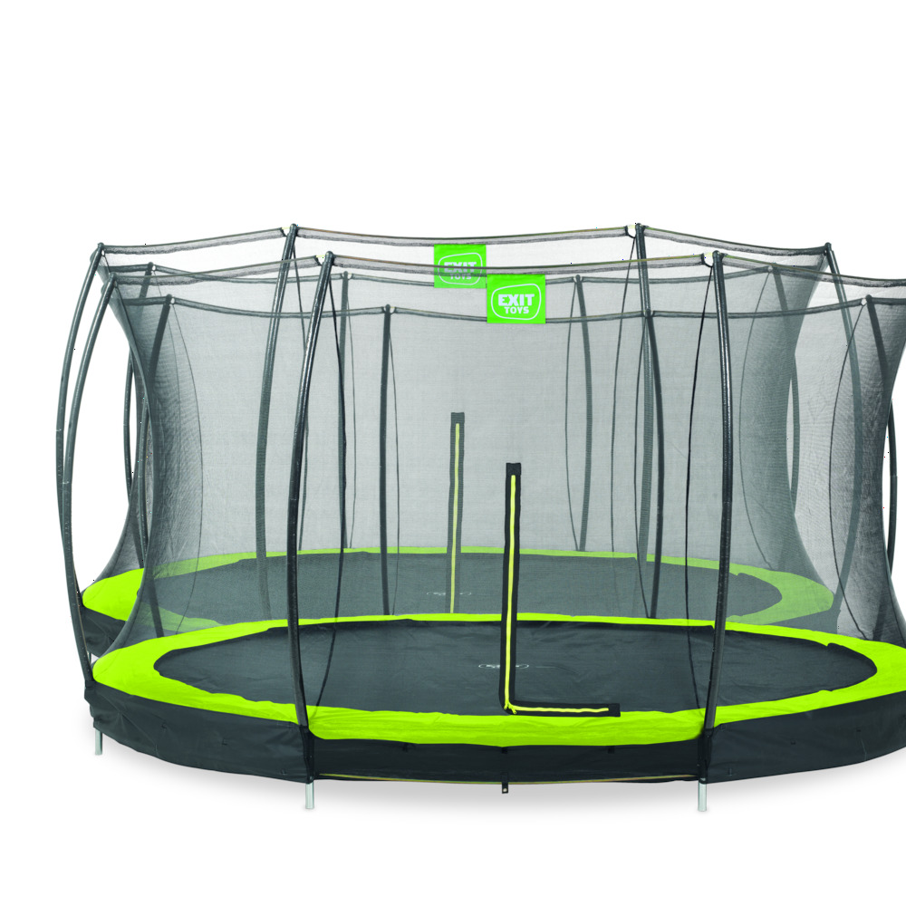 Exit Silhouette - Inground trampoline - Groen - 366 cm