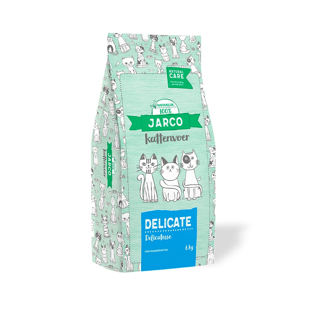 Jarco Natural Delicate - Kattenvoer - 6 Kilogram - kalkoen
