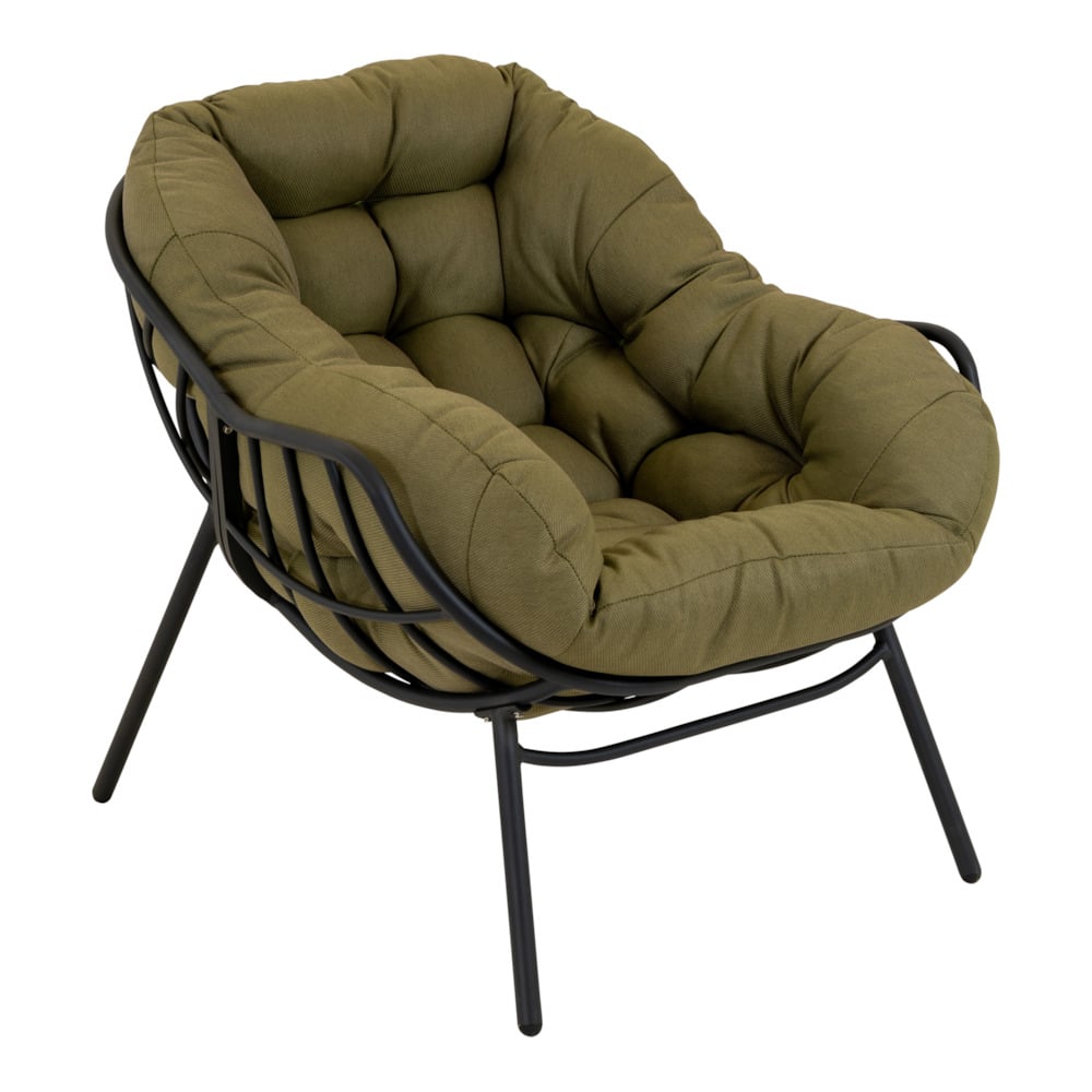 Lesli Living Cozy - Relaxstoel - Groen - 1x101x87 cm