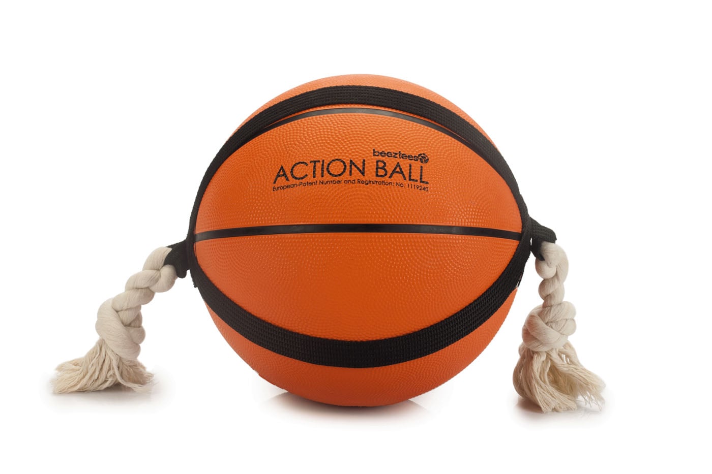 Beeztees Action Basketbal - Hondenspeelgoed - oranje - 23x23x23 cm - XL