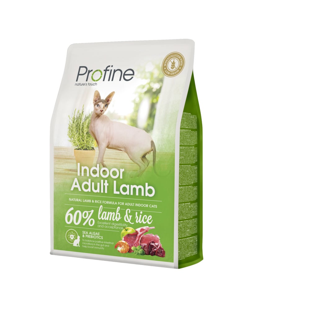 Profine Indoor Adult Lamb - Kattenvoer - 2 Kilogram - rijst, kip