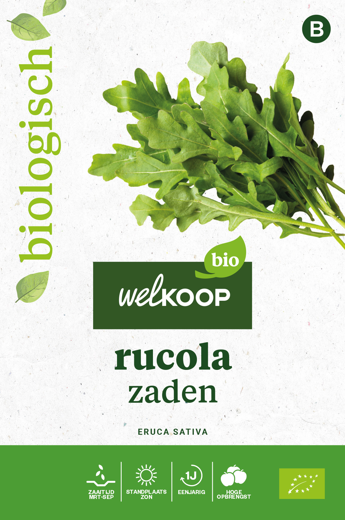 Welkoop Bio - Rucola Zaden - 3 Gram