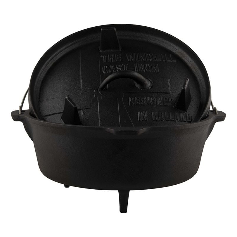 The Windmill Cast Iron Dutch oven 6Q 5,5L - Pan - Zwart - Medium