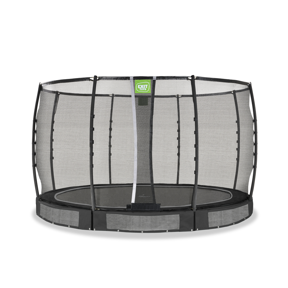 EXIT Allure Premium - Inground trampoline - Zwart - 366 cm