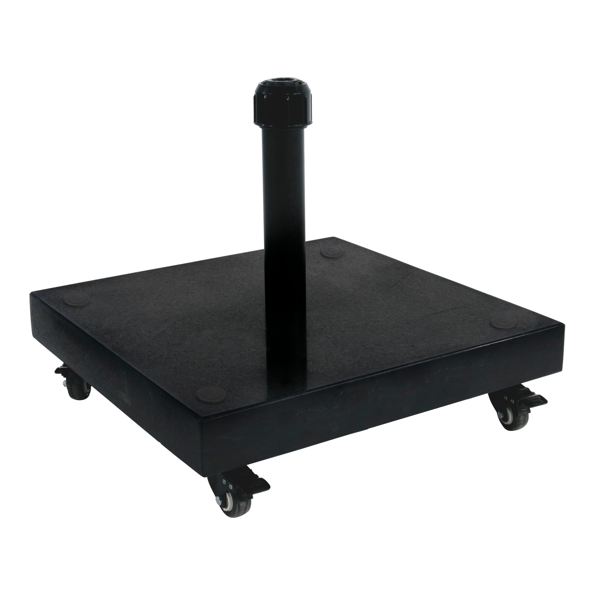 Lesli Living - Parasolvoet 60kg - 60 Kilogram - Zwart - 1x55x55 cm Lesli Living - Parasolvoet 60kg - 60 Kilogram - Zwart - 1x55x55 cm