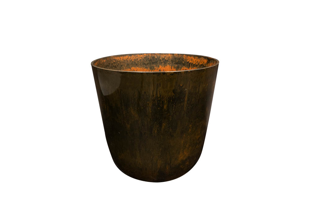 TS Collection Palermo - Bloempot - Marble brown - 27 cm