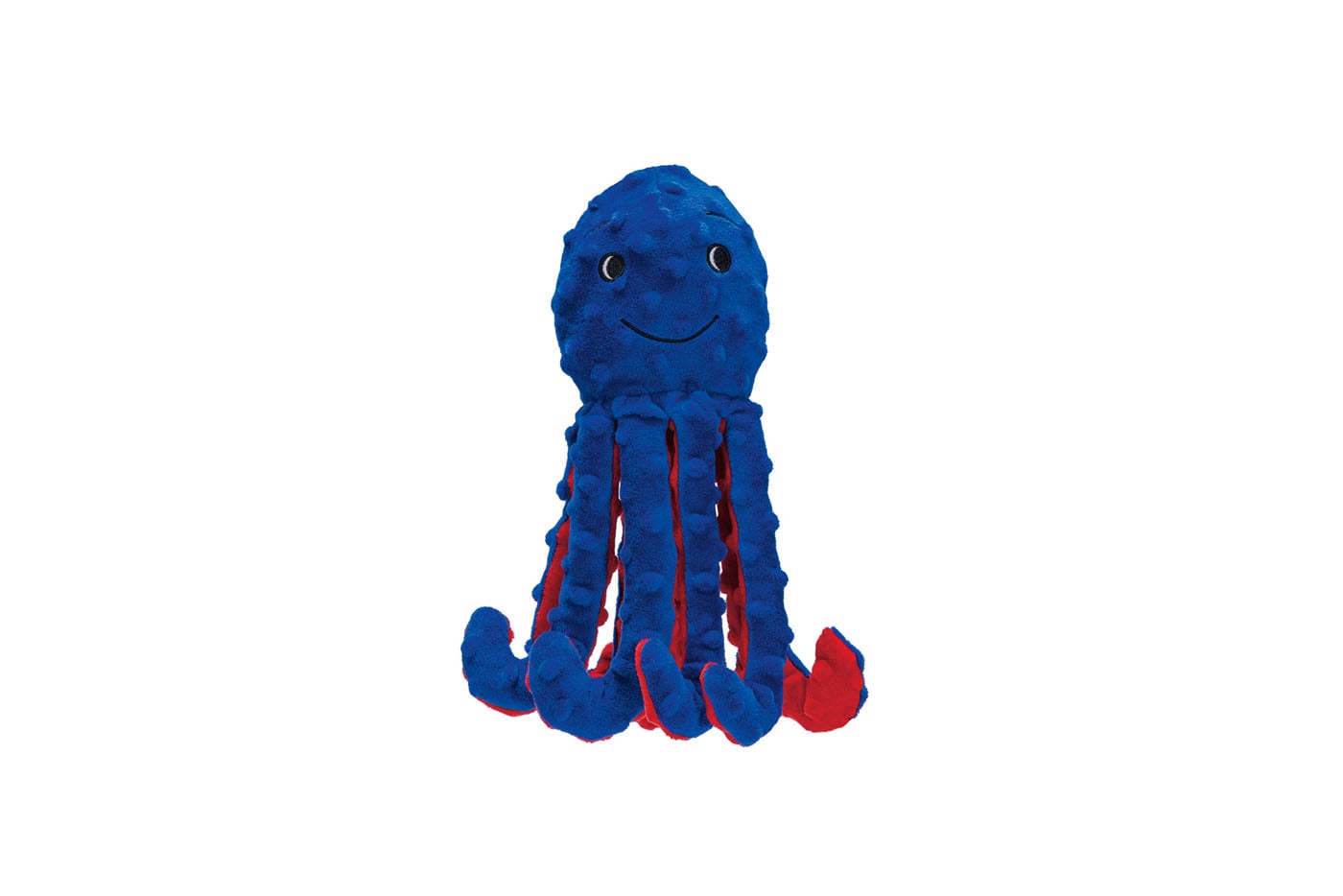 Beeztees Octopus Amy - Knuffel - Hondenspeeltje - blauw - 7.5x21x25 cm
