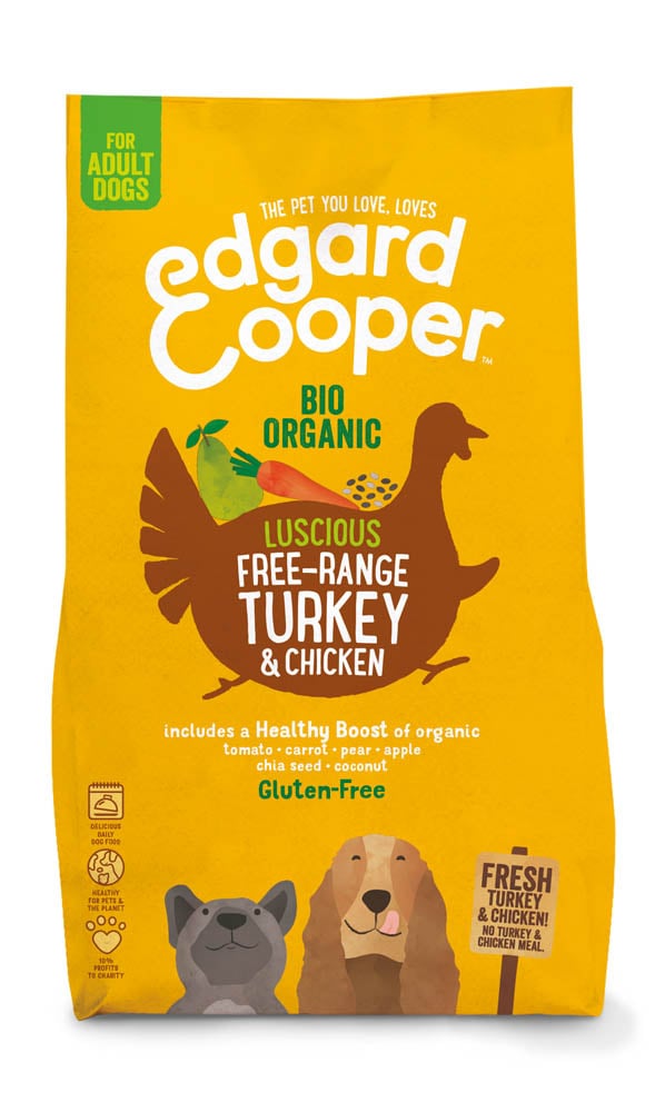Edgard & Cooper Adult Biologisch - Hondenvoer - 2.5 Kilogram - kalkoen