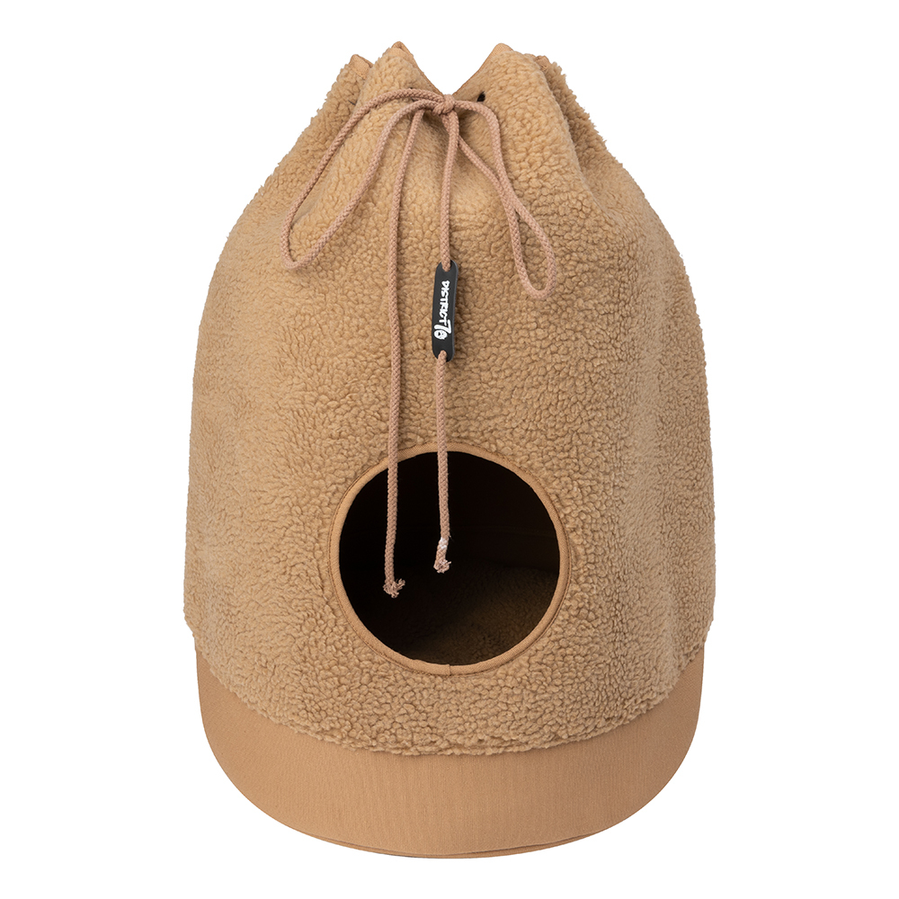 District 70 Casa Teddy Kattenhuis - Kattenmand - Mocca Bruin - 45x45x60 cm