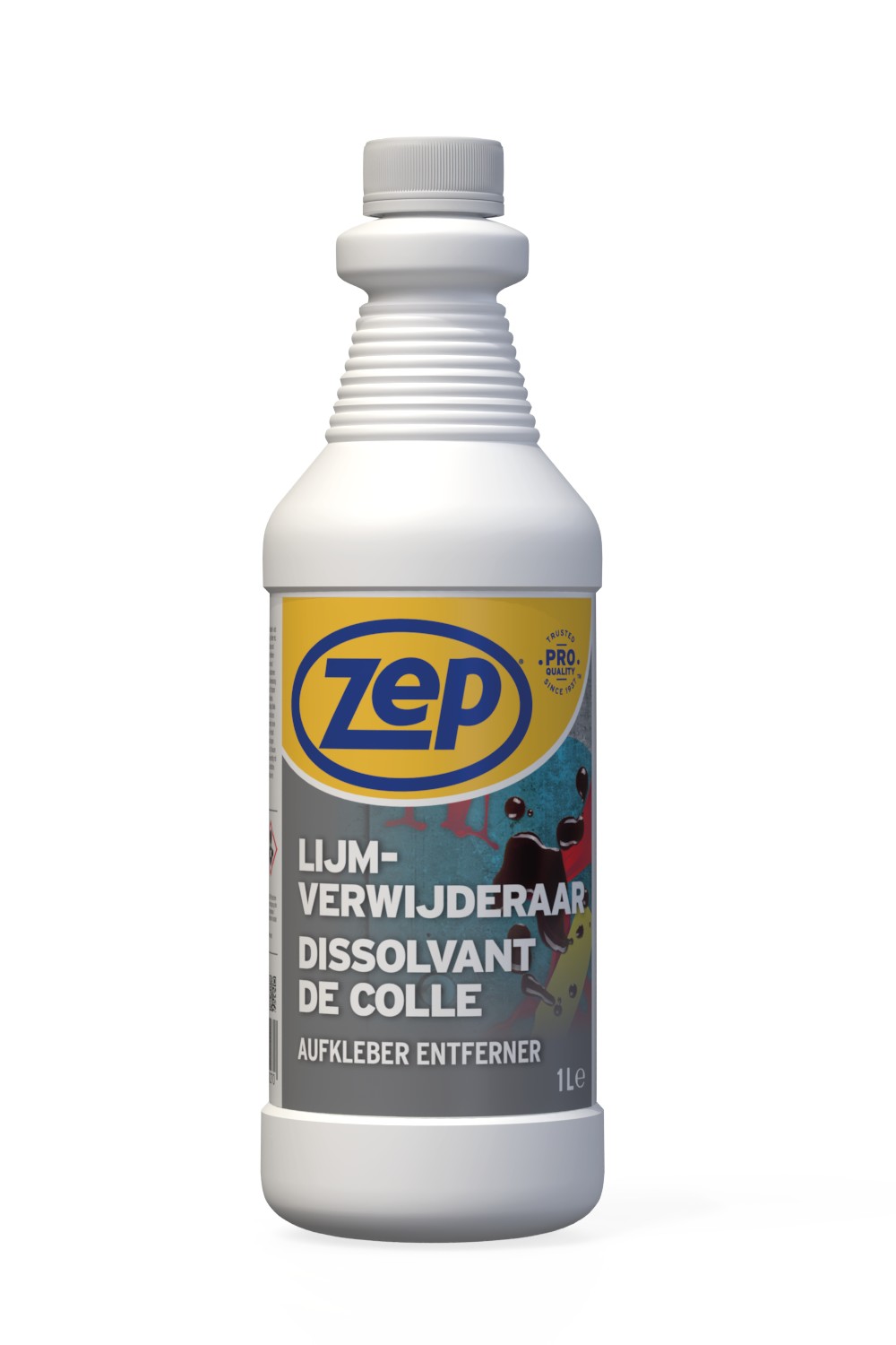 Zep - Lijm-en stickerverwijderaar - 1 Liter - 8.5 cm