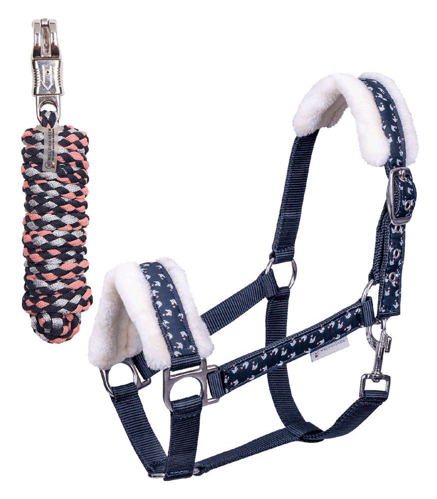 Waldhausen Lucky - Halsterset - Blauw - Pony