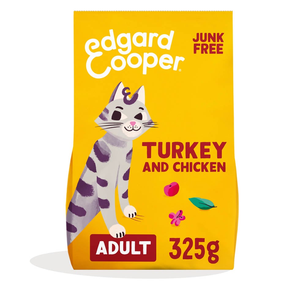 Edgard & Cooper Brokjes - Kattenvoer - 325 Gram - kip, kalkoen