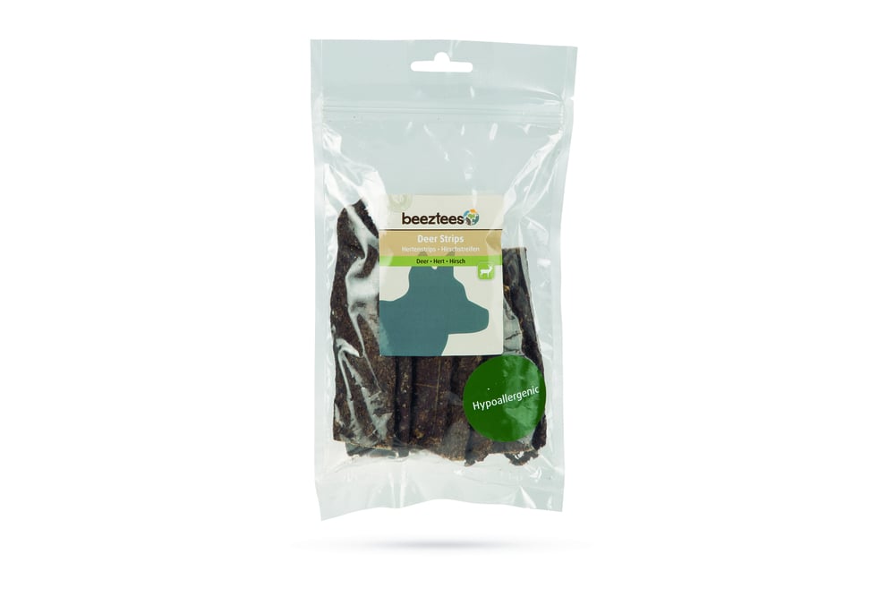 Beeztees Hertenstrips - Hondensnack - 150 Gram - Hert Beeztees Hertenstrips - Hondensnack - 150 Gram - Hert