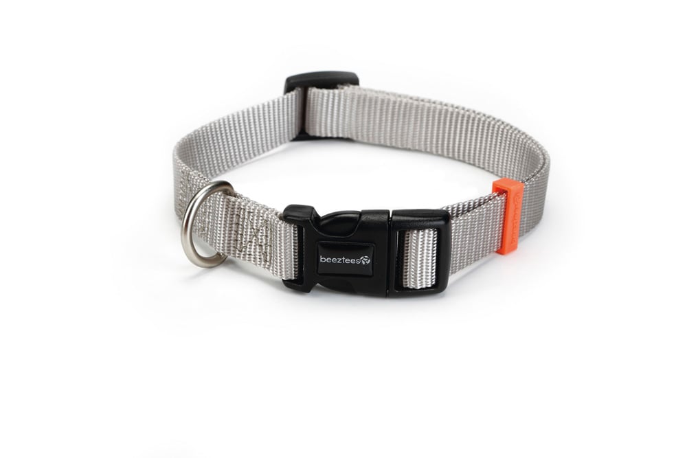 Beeztees Uni - Halsband Hond - grijs - 48 tot 70 cm Beeztees Uni - Halsband Hond - grijs - 48 tot 70 cm