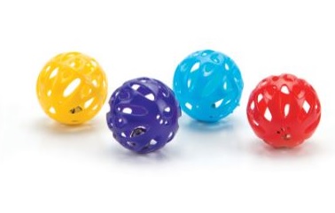 Beeztees Speelballetje - Kattenspeeltje - Multi - 4 cm