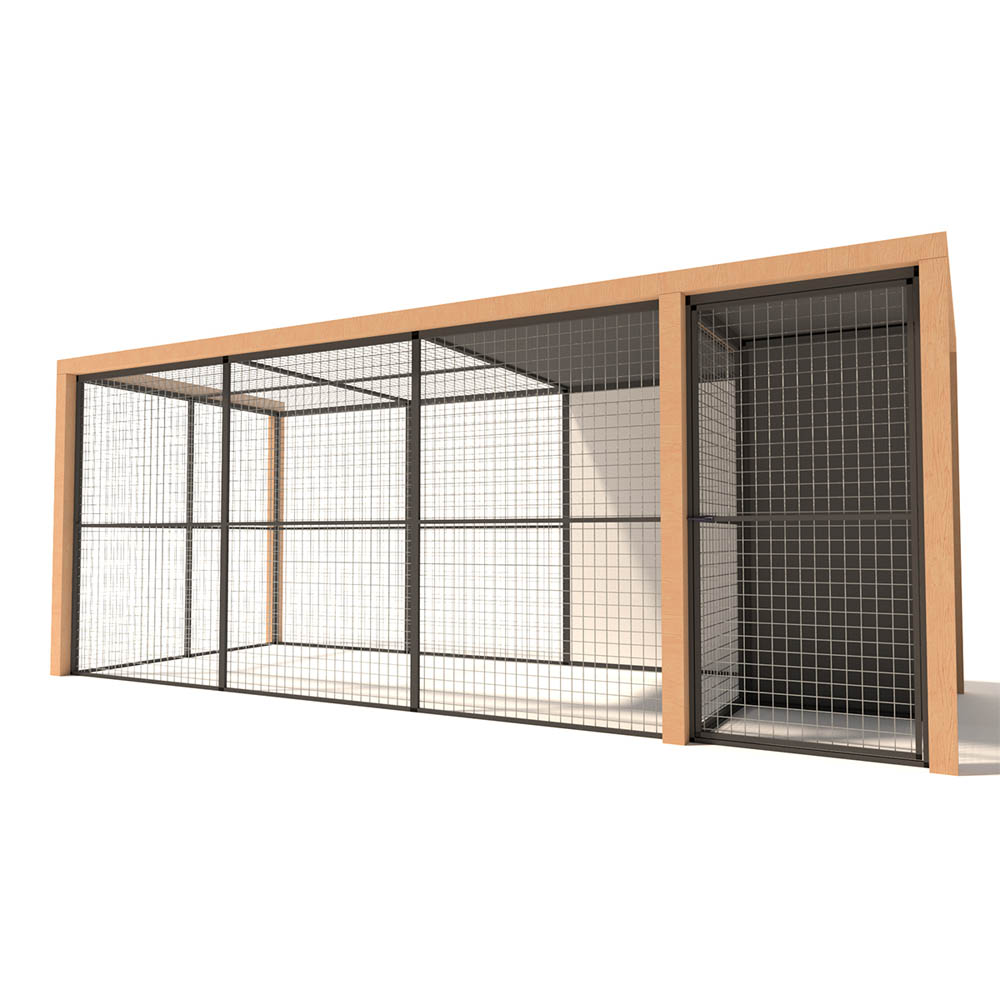 Glorenza Noor - Kattenren - Antraciet - 187x190x475 cm