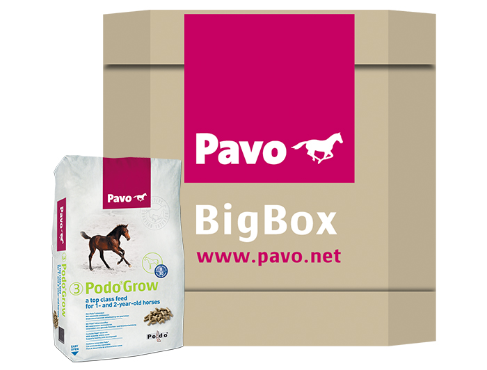 Pavo Podo Grow - Fokkerij - Paardenvoer - 725 Kilogram - Bigbox