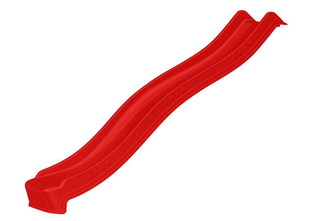 Swing King - Glijbaan - Rood - Kunststof - 265 cm
