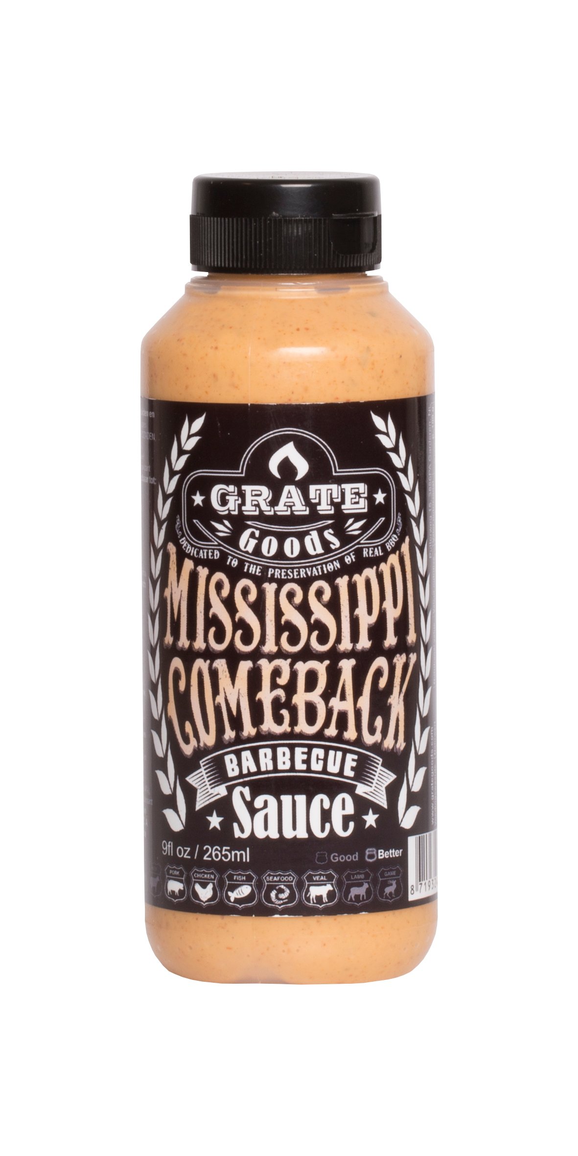 Grate goods Mississippi Comeback - BBQ saus - 265 Milliliter