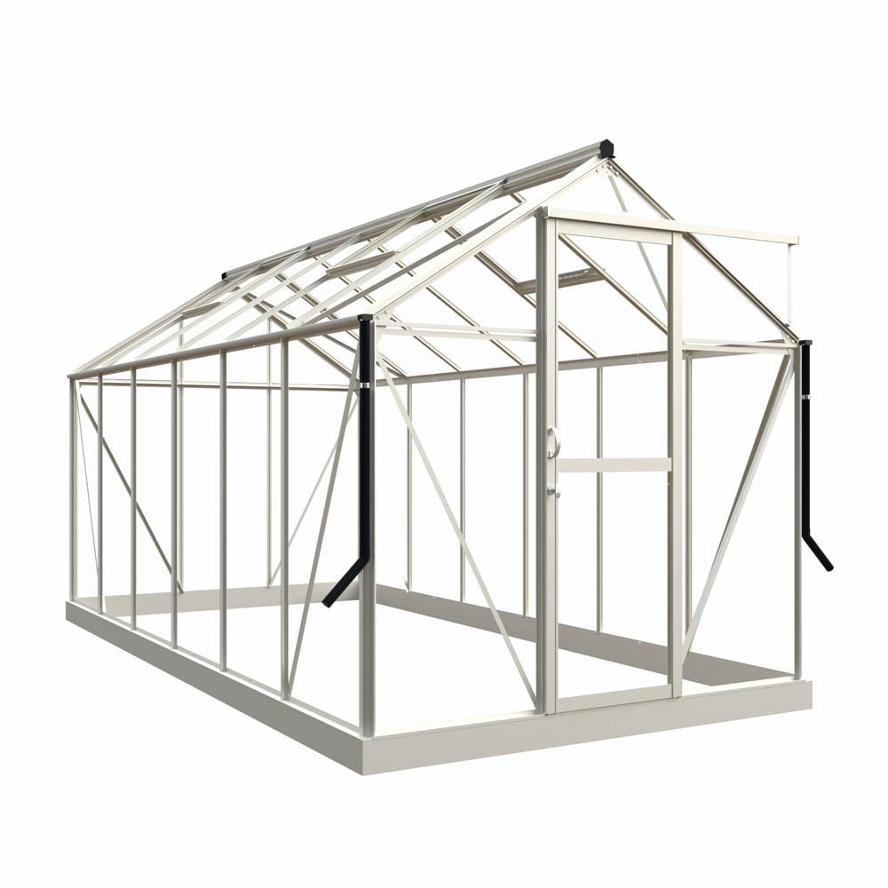 Royal Well Mary IV - Tuinkas - Wit - 241x212x425 cm - Veiligheidsglas