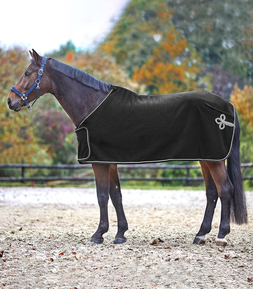 Waldhausen Sponsor - Zweetdeken - Paardendeken - Zwart - 135/185 Waldhausen Sponsor - Zweetdeken - Paardendeken - Zwart - 135/185