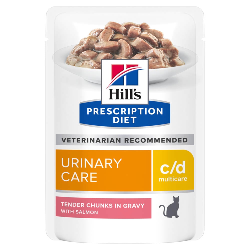 Hill's Prescription Diet Urinary Care c/d - Kattenvoer - 12x85 gram - 85 Gram - zalm