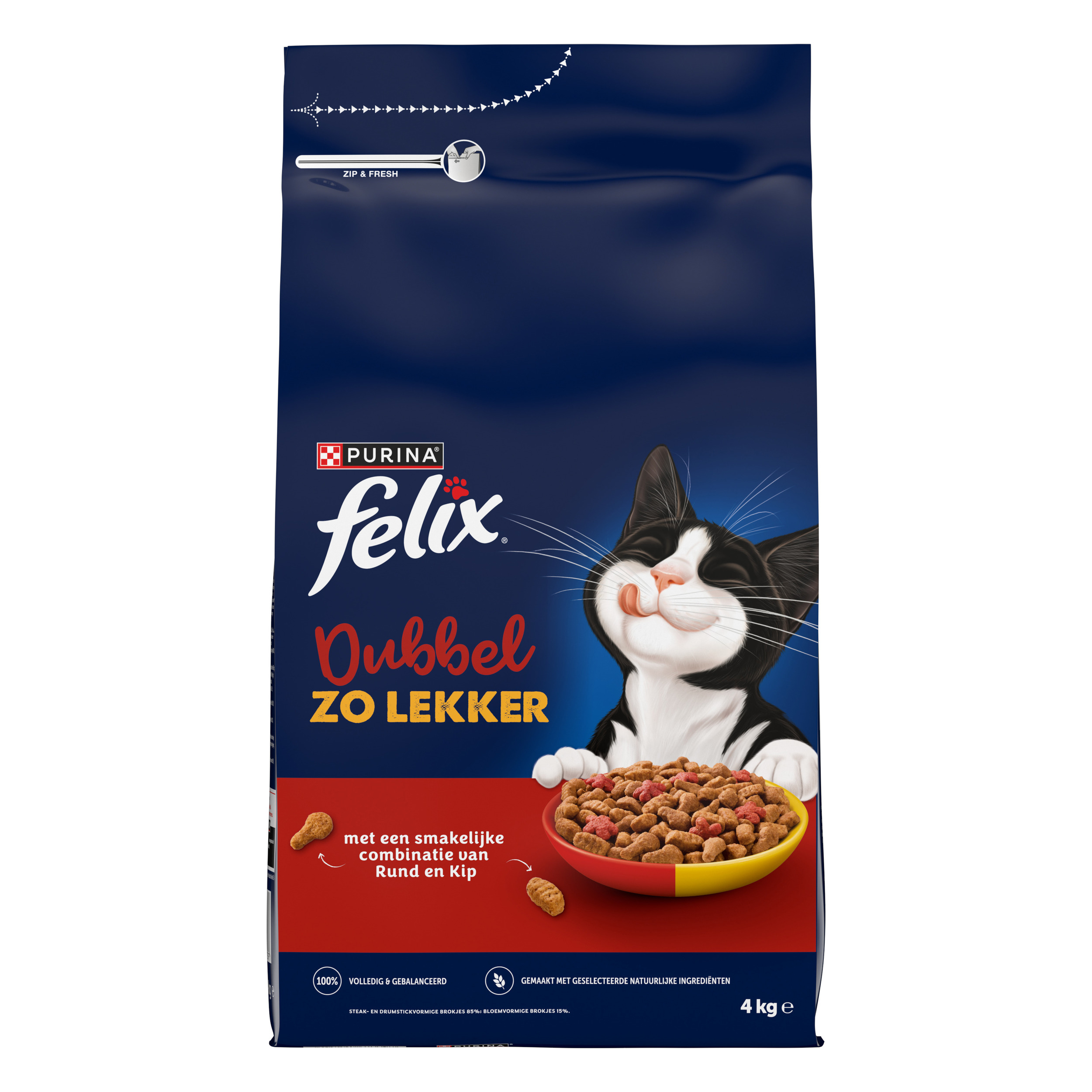 Felix Dubbel Zo Lekker - Kattenvoer - 1 Kilogram