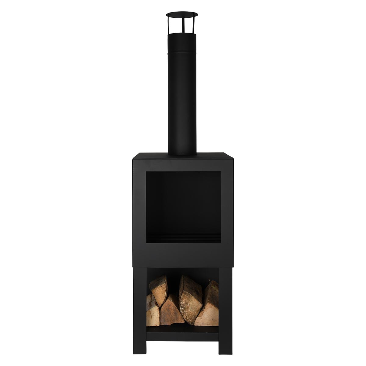 Fancy Flames - Tuinhaard - Zwart - Staal