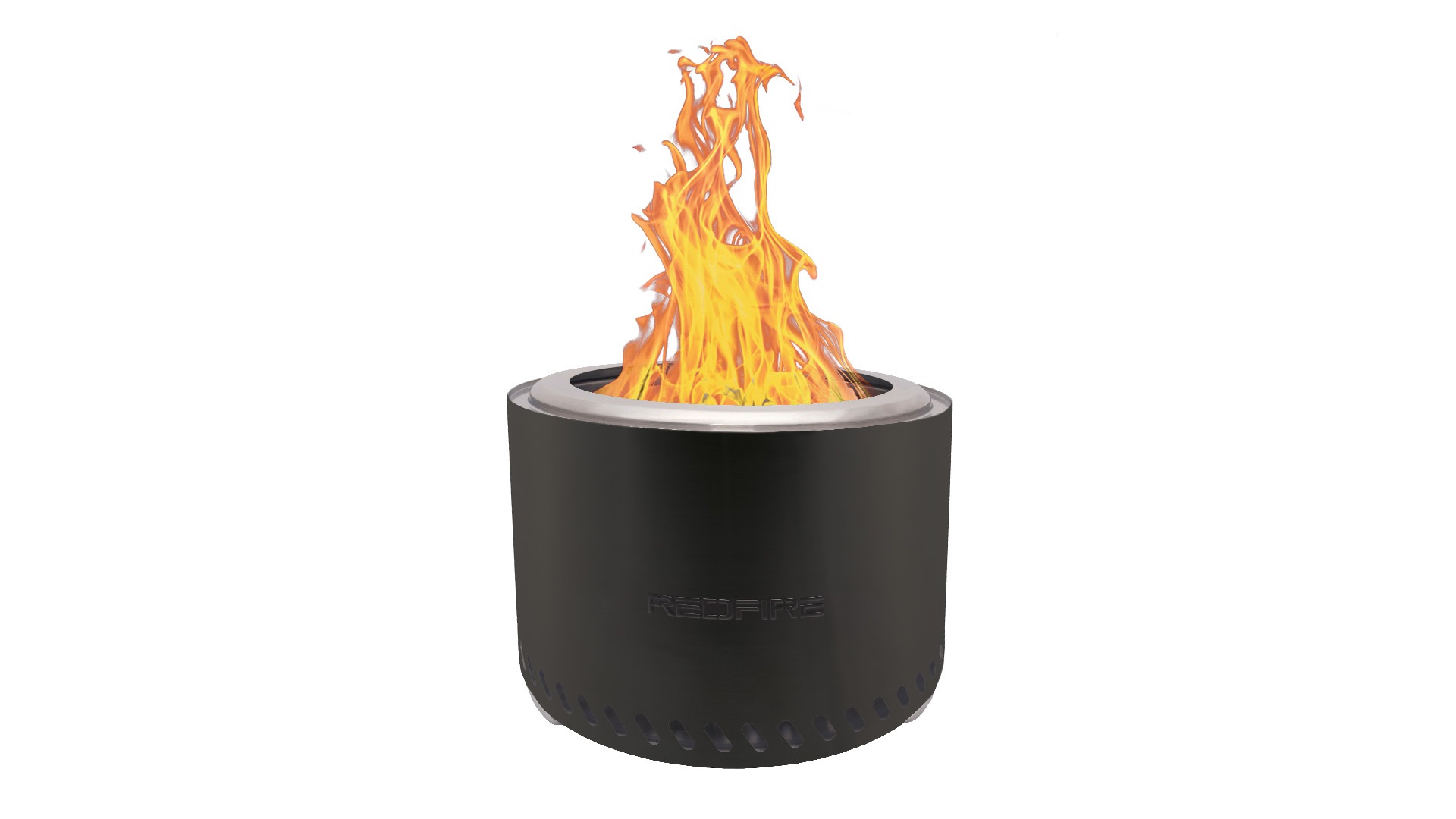 RedFire Volcano Pellet - Vuurhaard XL - Rond - Zwart - Rvs - 49.5 cm - XL