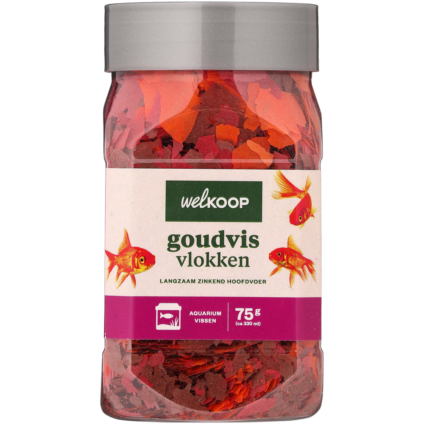 Welkoop Goudvisvlokken - Aquariumvissenvoer - 330 Milliliter Welkoop Goudvisvlokken - Aquariumvissenvoer - 330 Milliliter