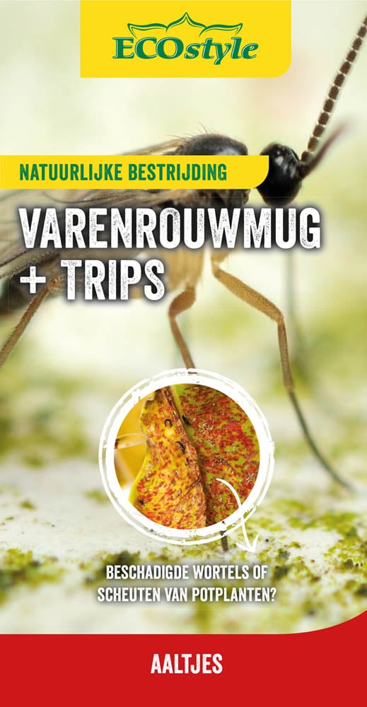 ECOstyle Aaltjes - tegen larven varenrouwmug - 50 m2