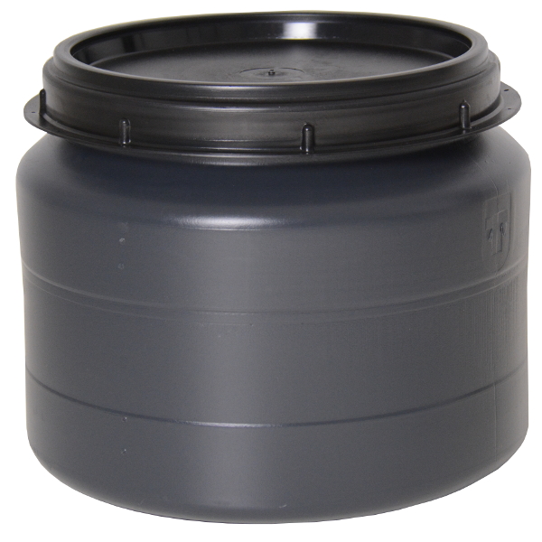 Voerton - Met schroefdeksel - 32 Liter - Grijs Voerton - Met schroefdeksel - 32 Liter - Grijs