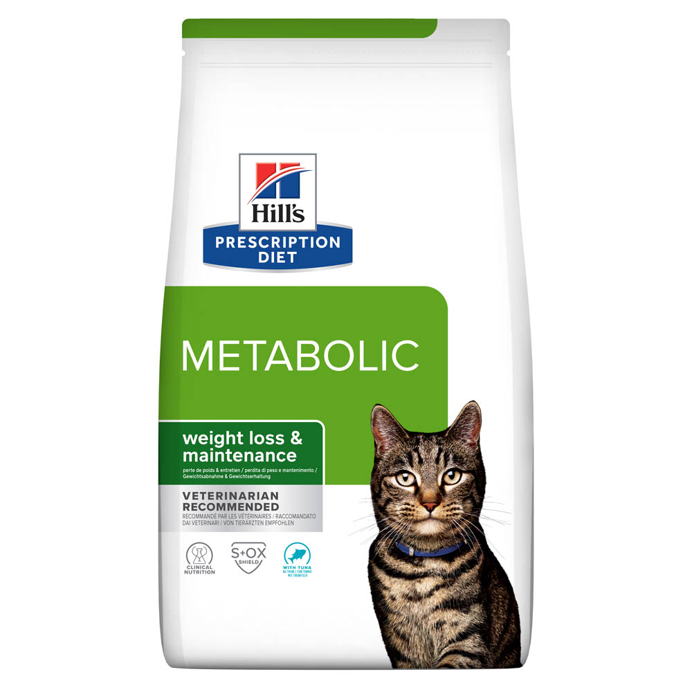Hill's Prescription Diet Metabolic Weight Loss & Maintenance - Kattenvoer - 8 Kilogram - tonijn Hill's Prescription Diet Metabolic Weight Loss & Maintenance - Kattenvoer - 8 Kilogram - tonijn