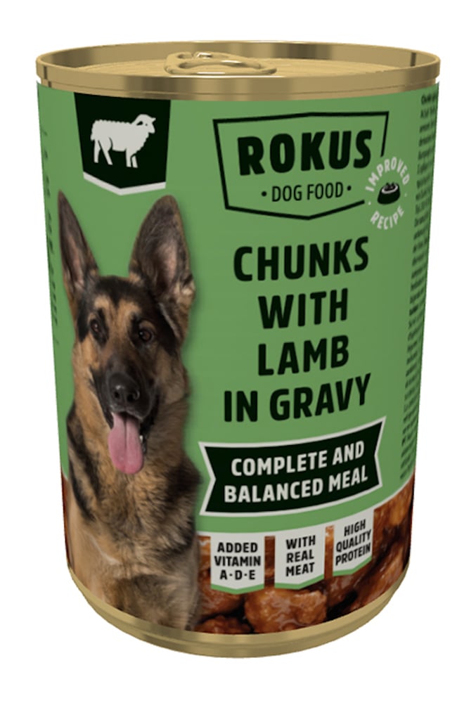 Rokus Adult - Hondenvoer - 415 Gram - lam