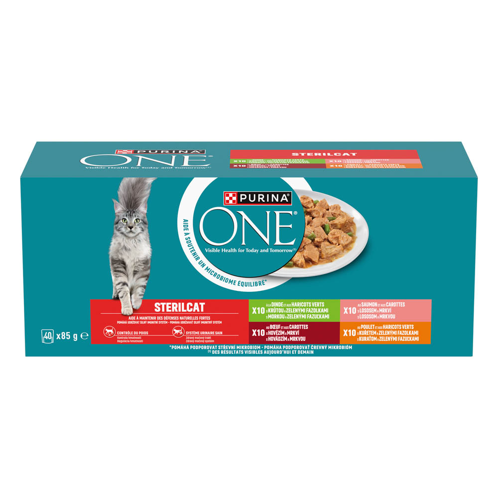 PURINA ONE Sterilcat - Kattenvoer - 85 Gram - groente