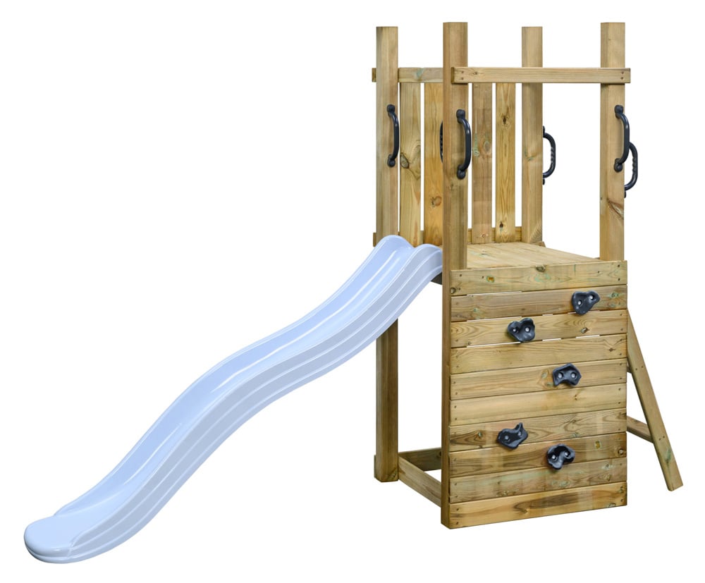 Swing King Irma - Speeltoren - Blauw - Hout