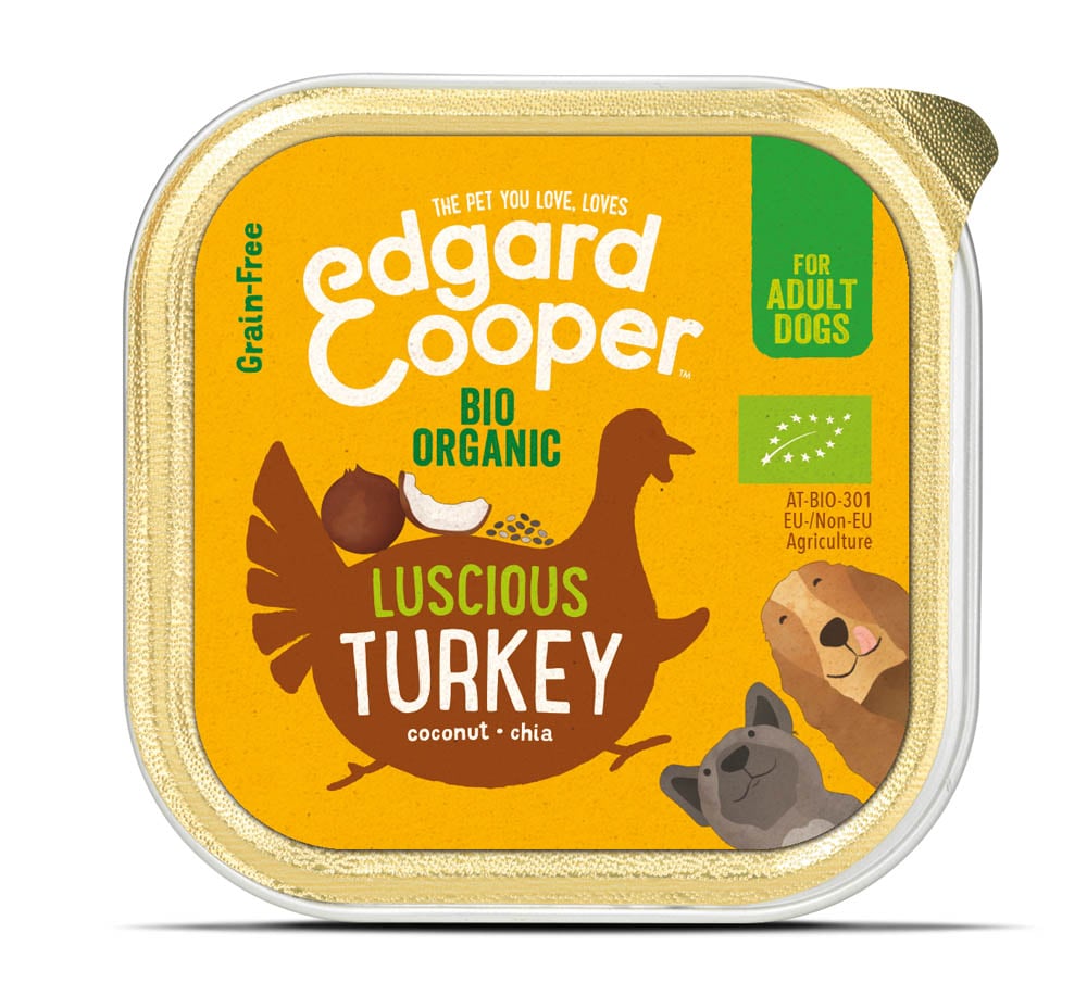 Edgard & Cooper Adult Biologisch - Hondenvoer - 100 Gram - kalkoen Edgard & Cooper Adult Biologisch - Hondenvoer - 100 Gram - kalkoen