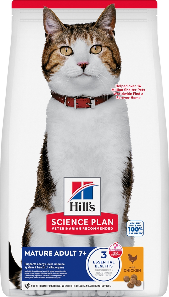 Hill's Science Plan Mature - Kattenvoer - 7 Kilogram - kip Hill's Science Plan Mature - Kattenvoer - 7 Kilogram - kip