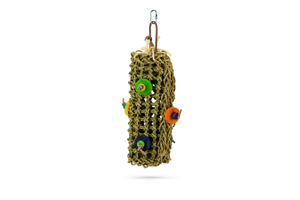 Beeztees Kiedo - Vogelspeeltje - Bruin - 13x45x13 cm