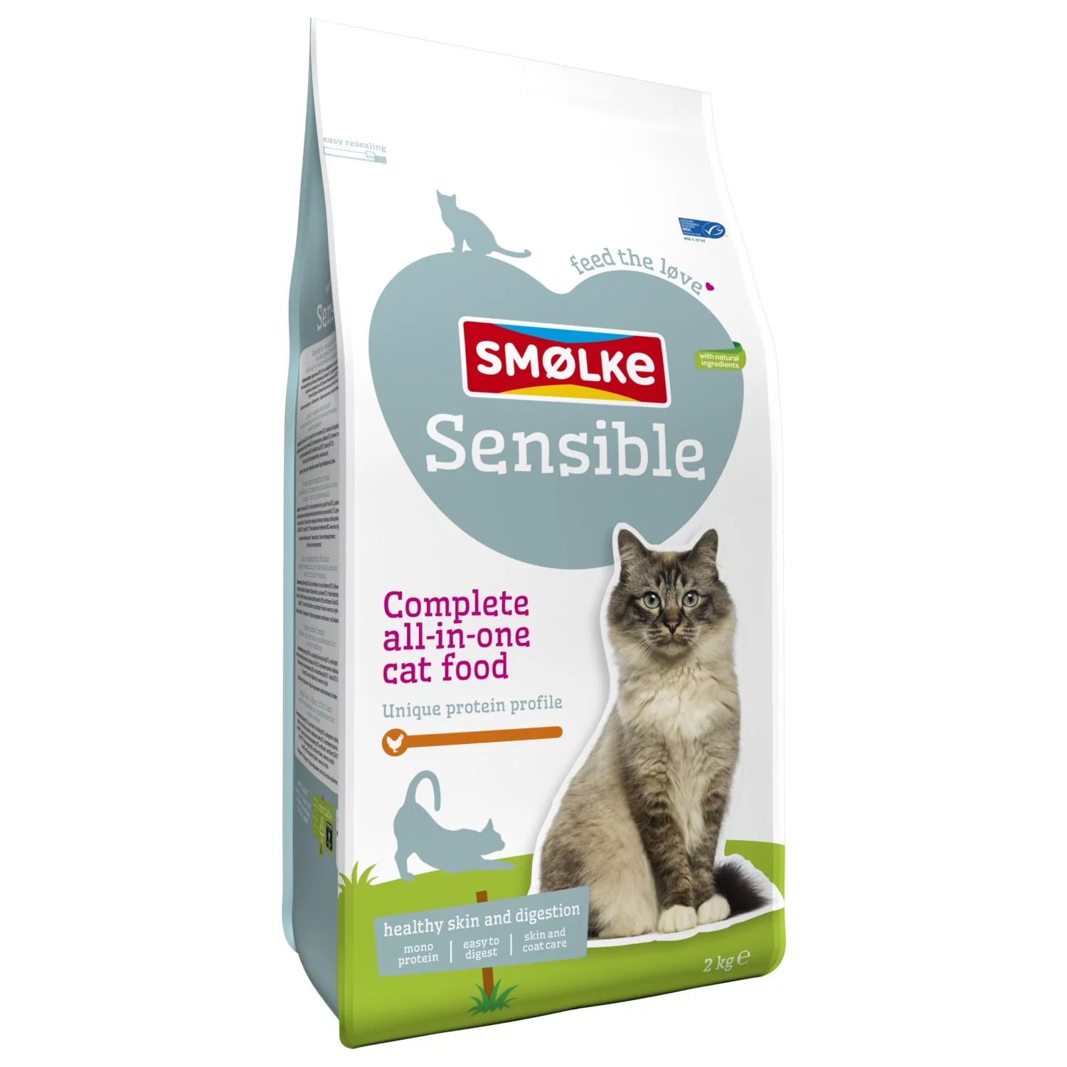 Smölke Sensible - Kattenvoer - 2 Kilogram - kip Smölke Sensible - Kattenvoer - 2 Kilogram - kip