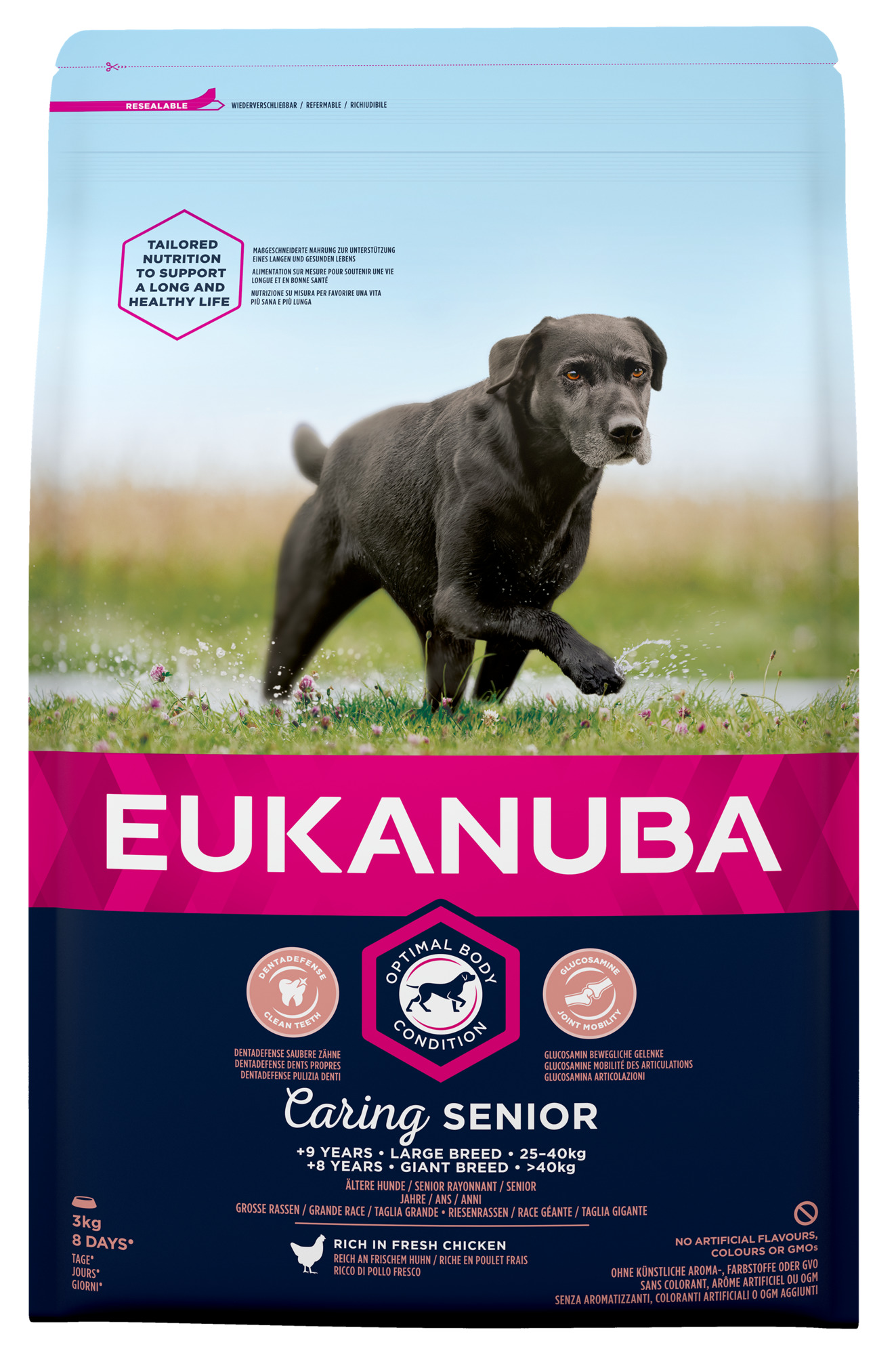 Eukanuba Caring Senior Large Breed - Hondenvoer - 3 Kilogram - kip