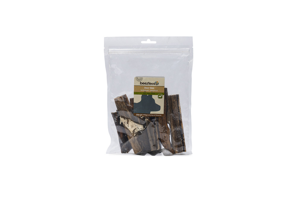Beeztees Hertenhuid - Hondensnack - 200 Gram - Hert