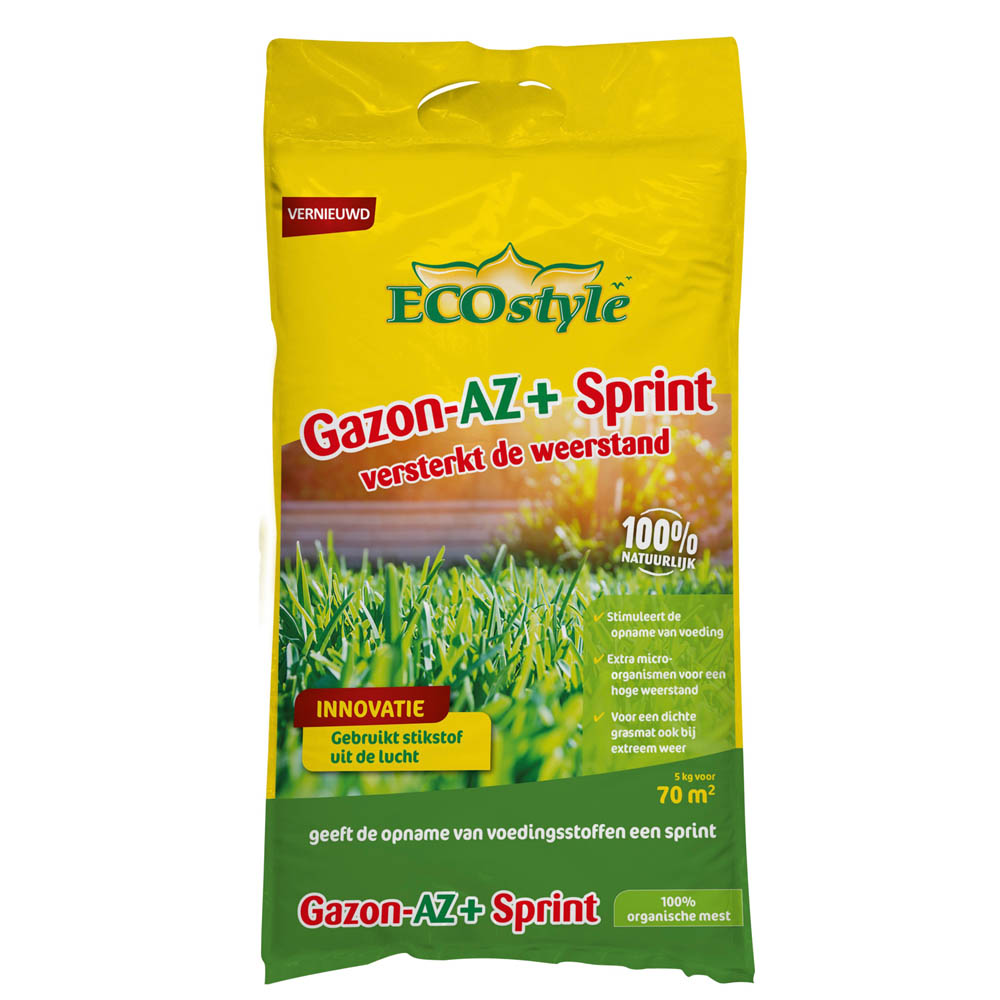 ECOstyle Gazon-AZ Sprint - Gazonmeststof - 70 m2 - 5 Kilogram