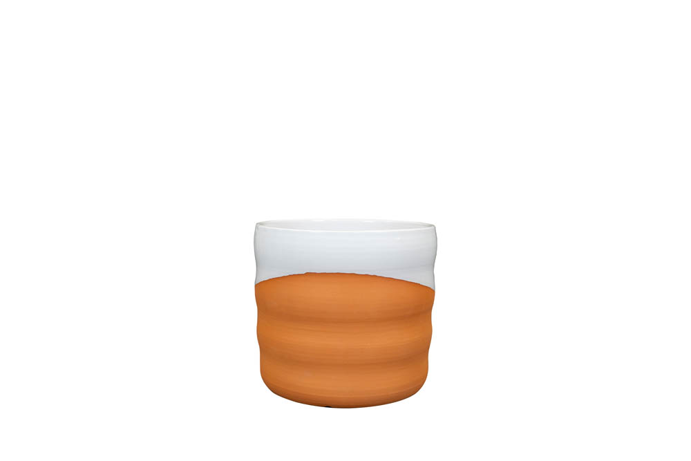 TS COLLECTION Odin - Bloempot - Wit - 7 cm