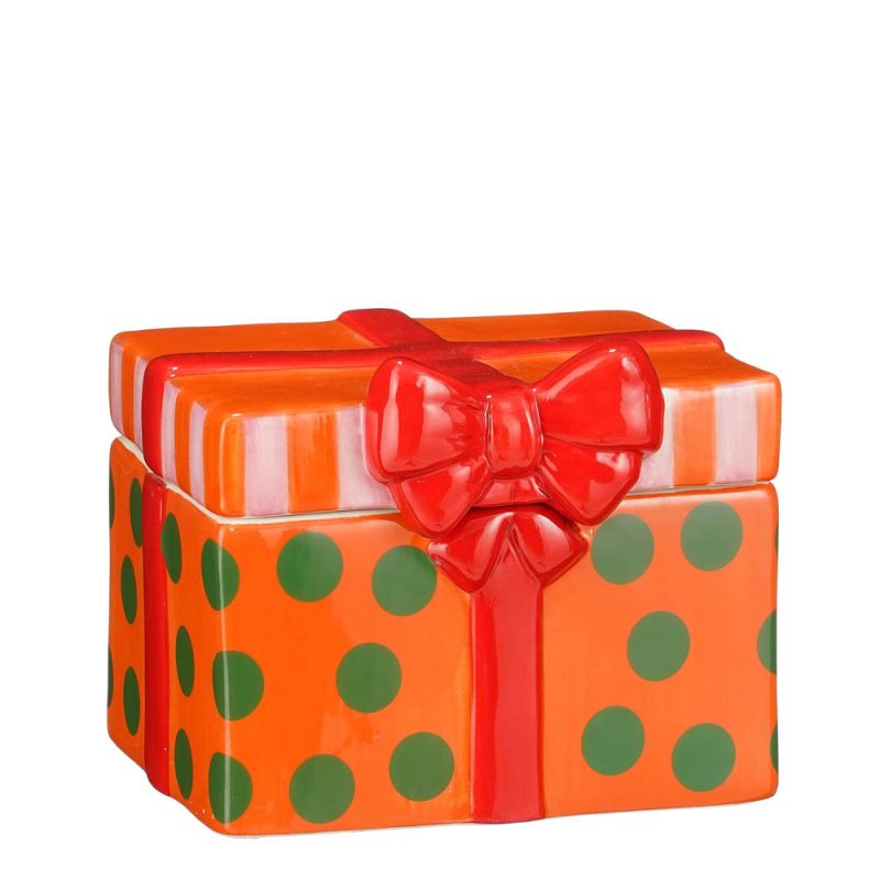 Mica Decorations Cadeau - Kerstdecoratie - Oranje