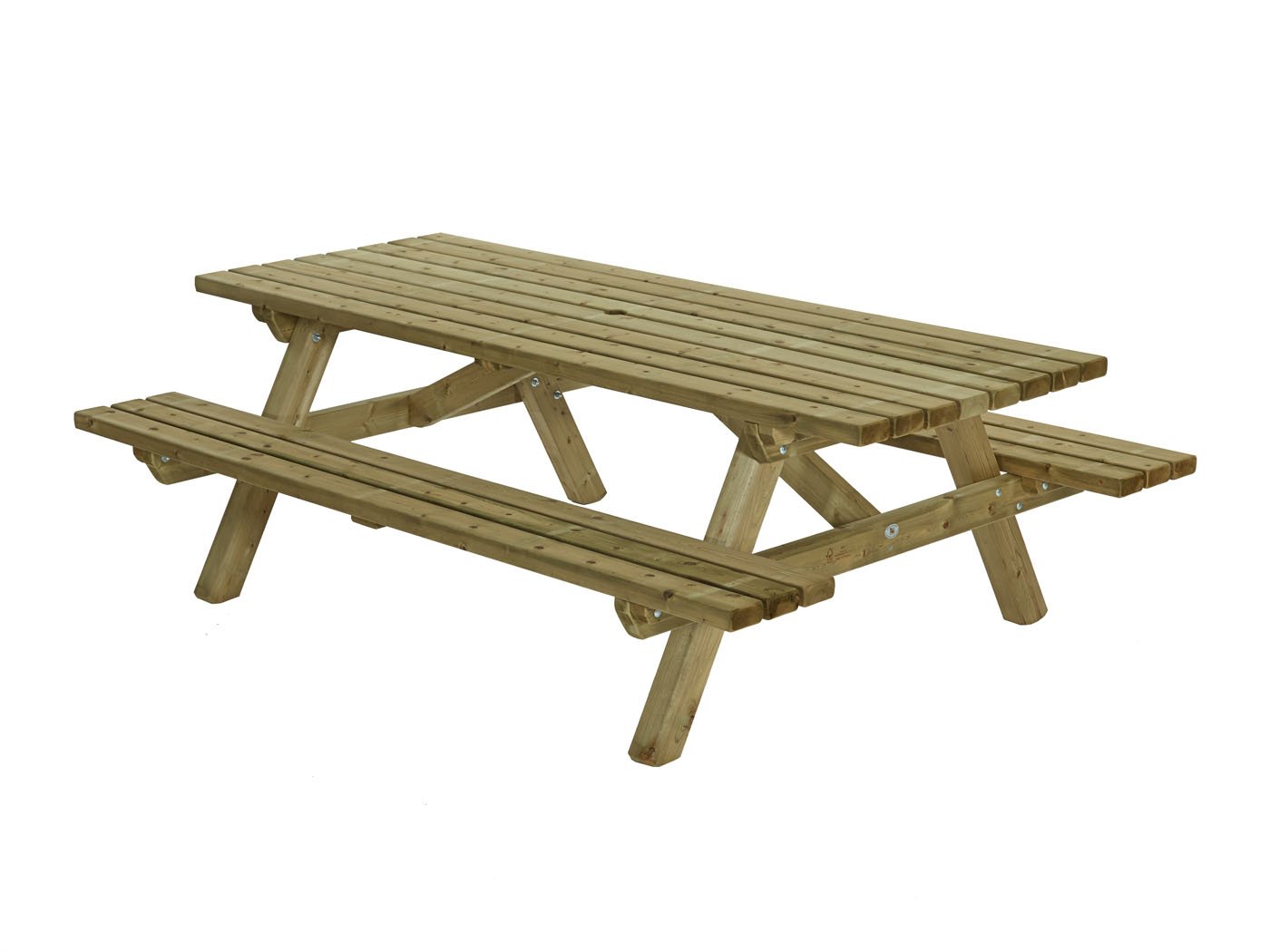 Talen   - Picknicktafel - Bruin - 76x160x230 cm