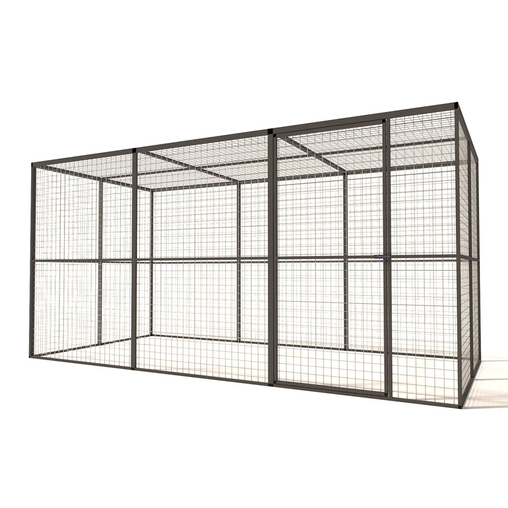 Glorenza Lilly - Kattenren - Antraciet - 178x176x363 cm Glorenza Lilly - Kattenren - Antraciet - 178x176x363 cm