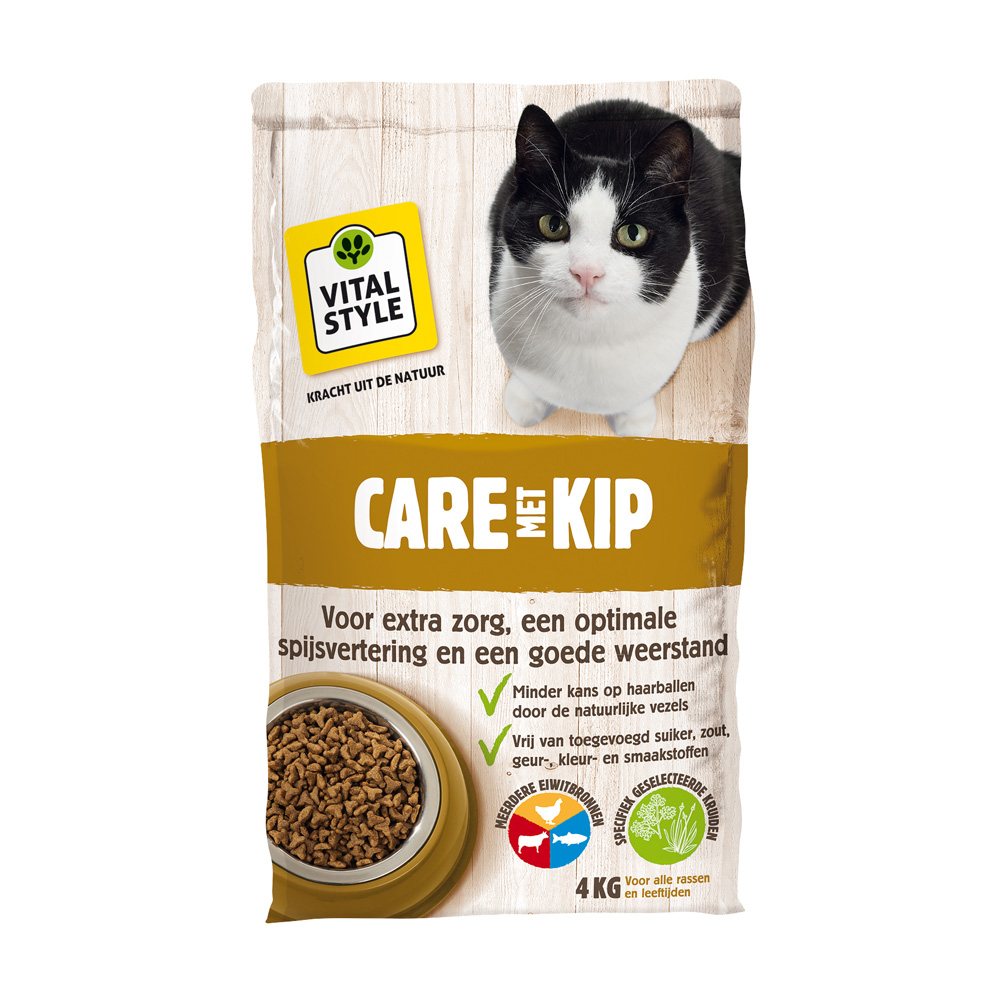 VITALstyle - Kattenvoer - 4 Kilogram - kip